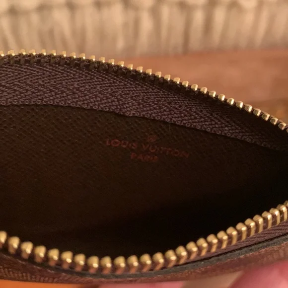 Brand New!! Authentic Louis Vuitton Damier Ebene CanvasCoin Pochette/ Key Pouch. - Picture 9 of 14